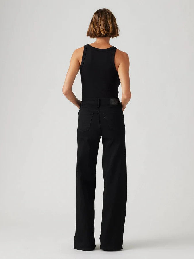 Levi's 318 Shaping Wide Leg Jean - Soft Black