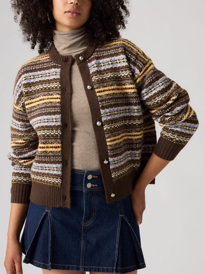 Levi's Charlotte Fair Isle Button Cardigan