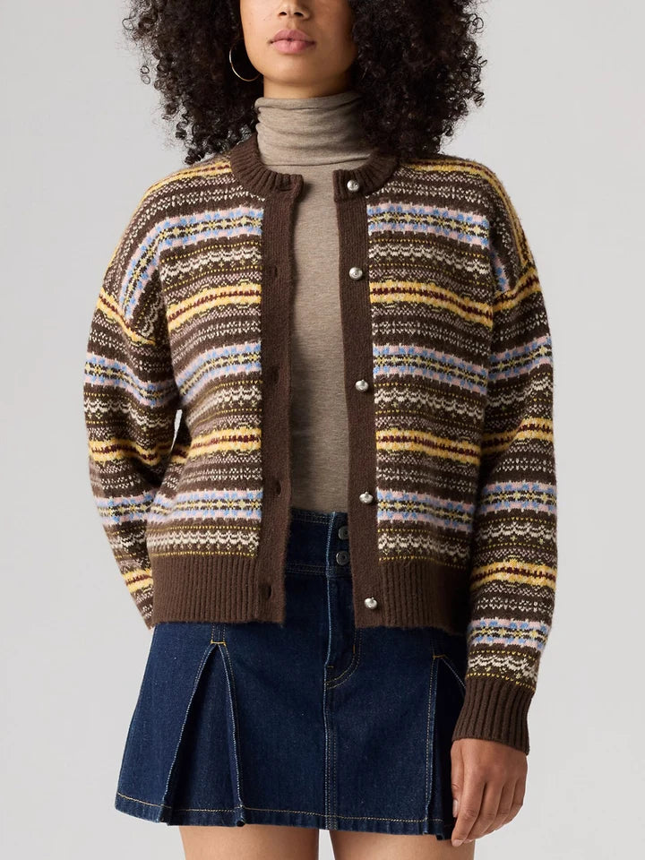 Levi's Charlotte Fair Isle Button Cardigan