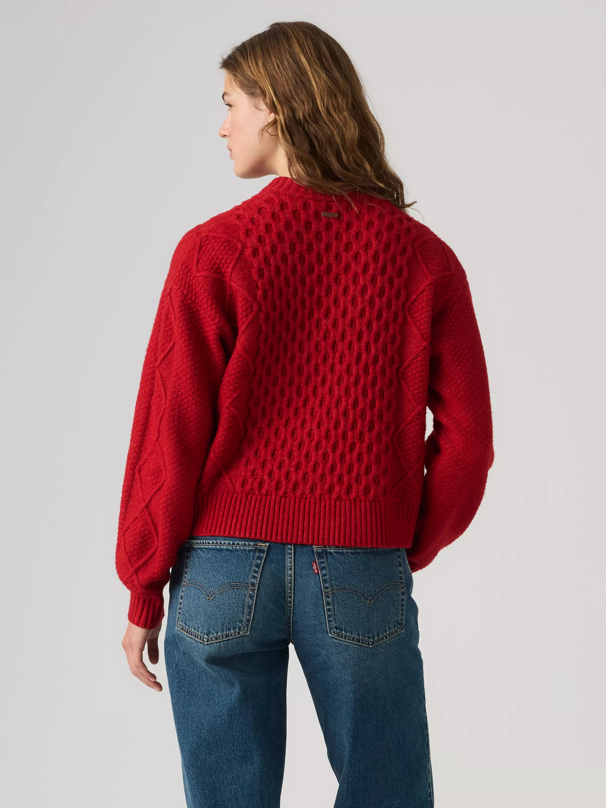 Levi's Charlotte Solid Cable Knit Cardigan