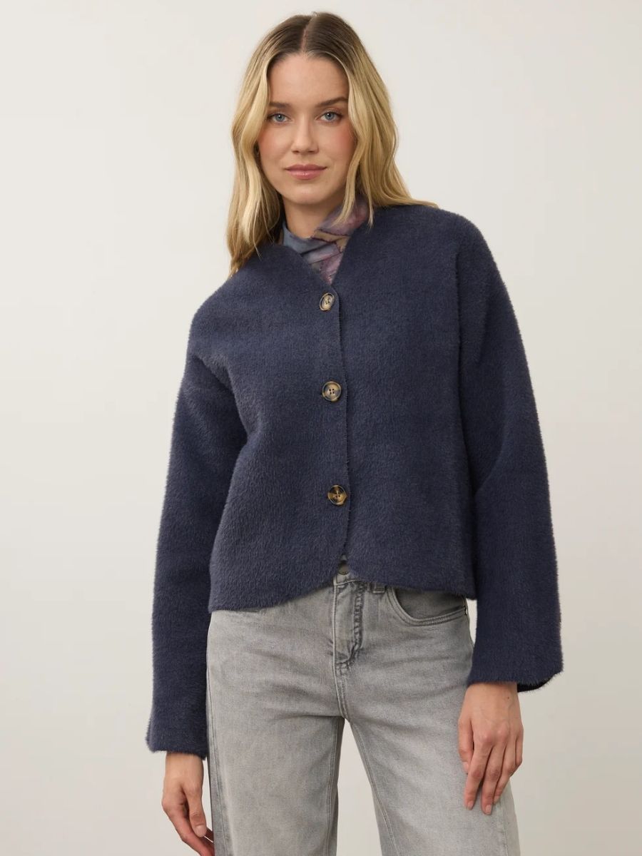 FDJ Almost Cashmere Button Jacket