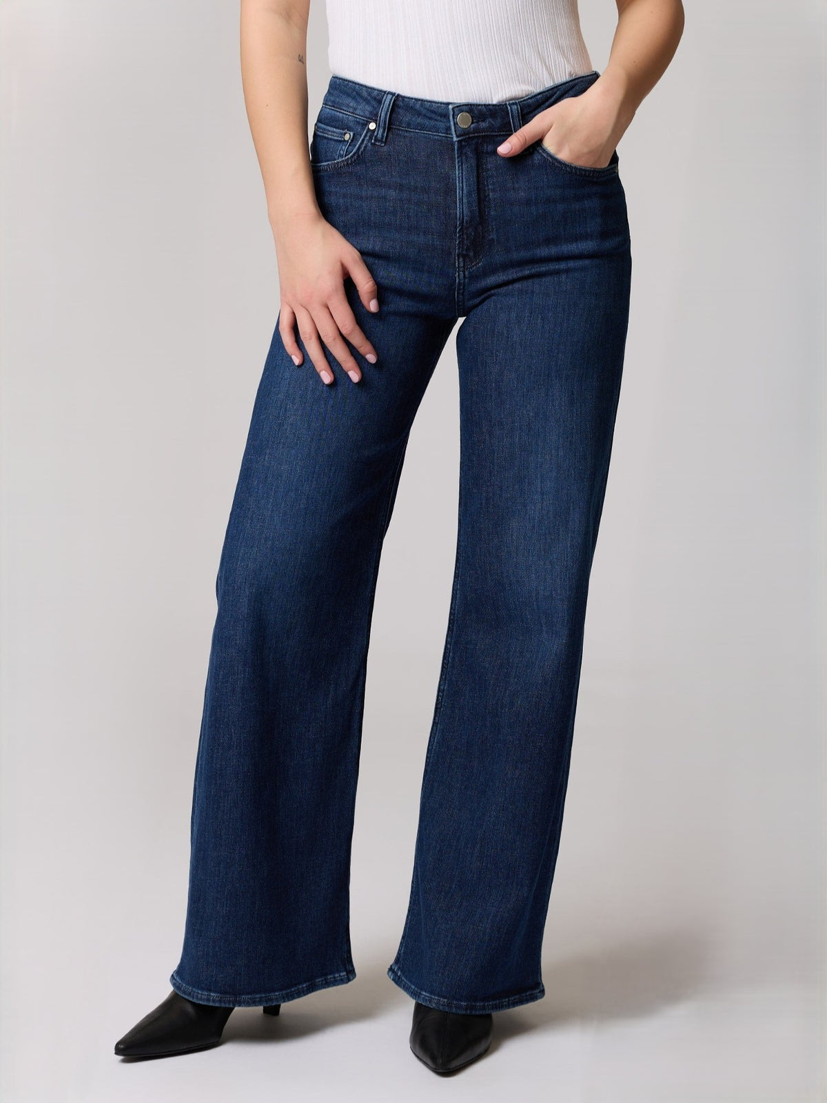Mavi Florida Deep Cashmere 32" Wide Leg Jeans
