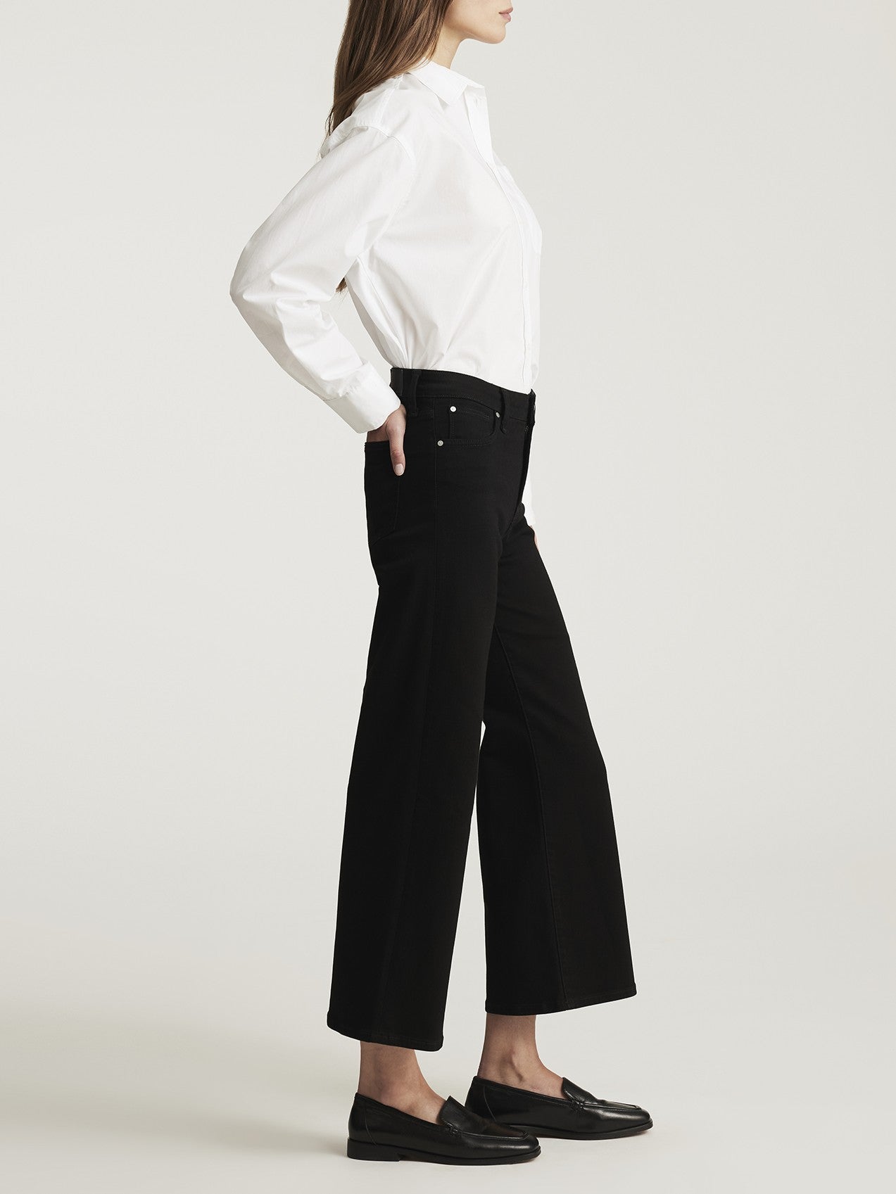 Mavi Paloma 30" Mid Rise Wide Leg Jeans