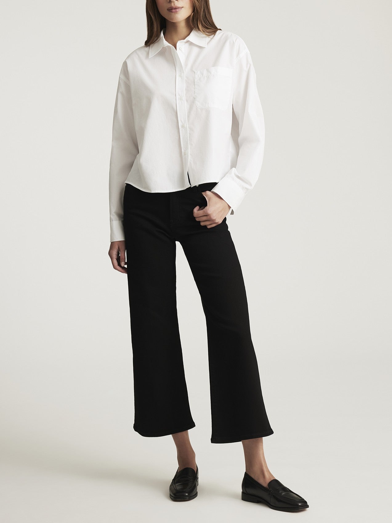 Mavi Paloma 30" Mid Rise Wide Leg Jeans