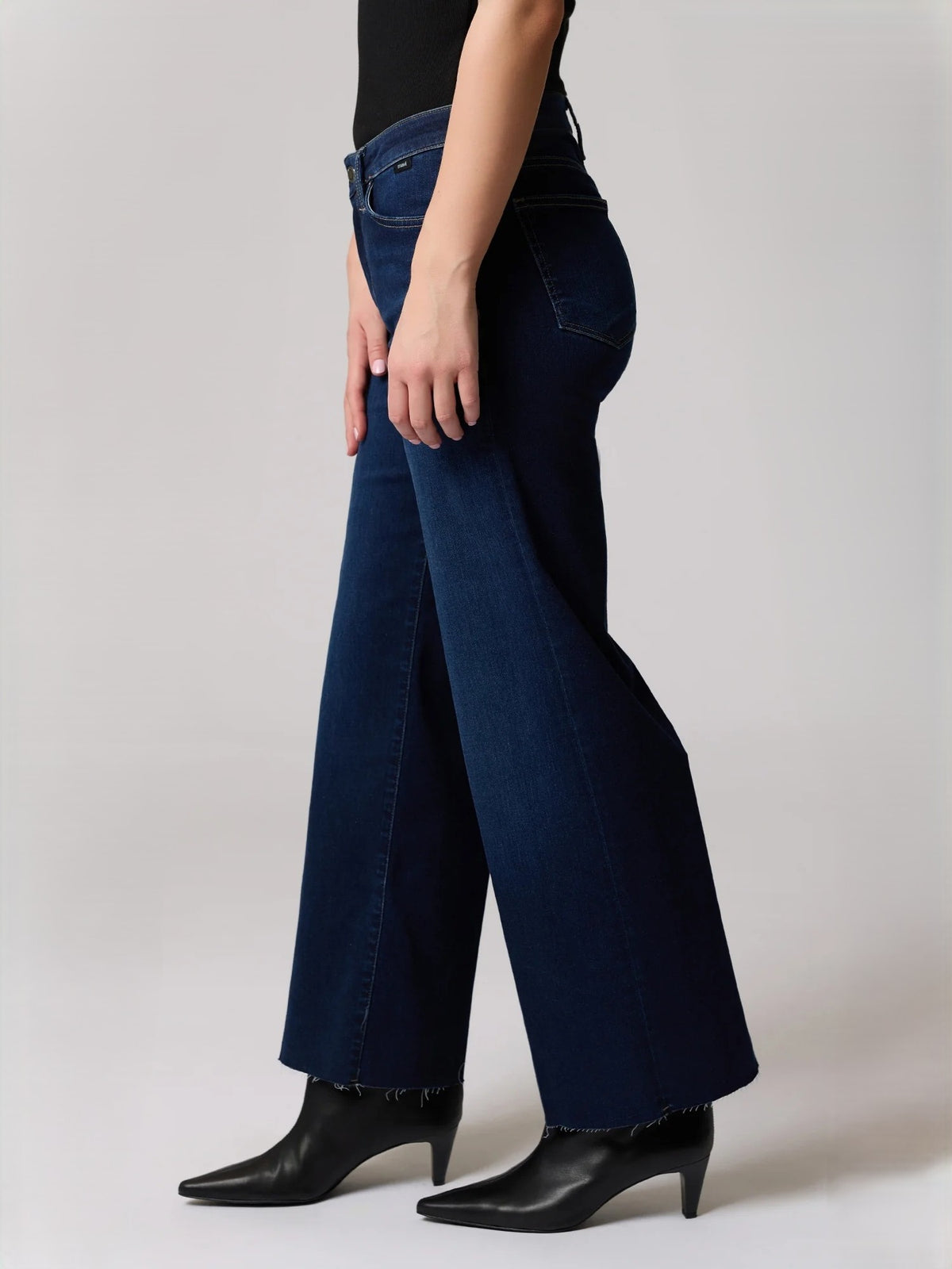 Mavi Paloma Mid Rise Brush 28" Wide Leg Jeans