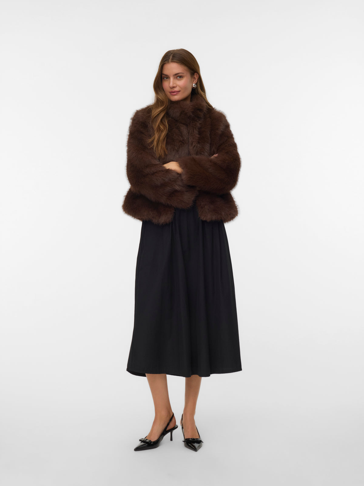 Vero Moda Monroe Faux Fur Short Jacket