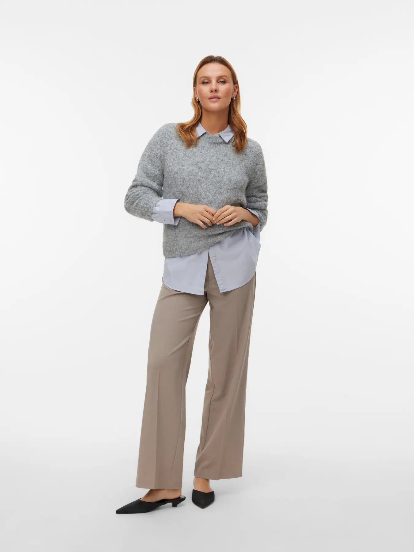 Vero Moda Soft Knit Crew Neck Sweater