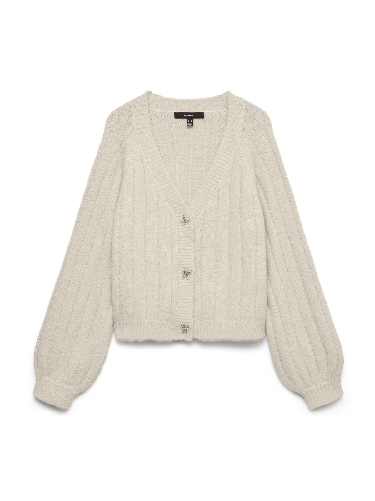 Vero Moda Sally Rhinestone Bow Cardigan