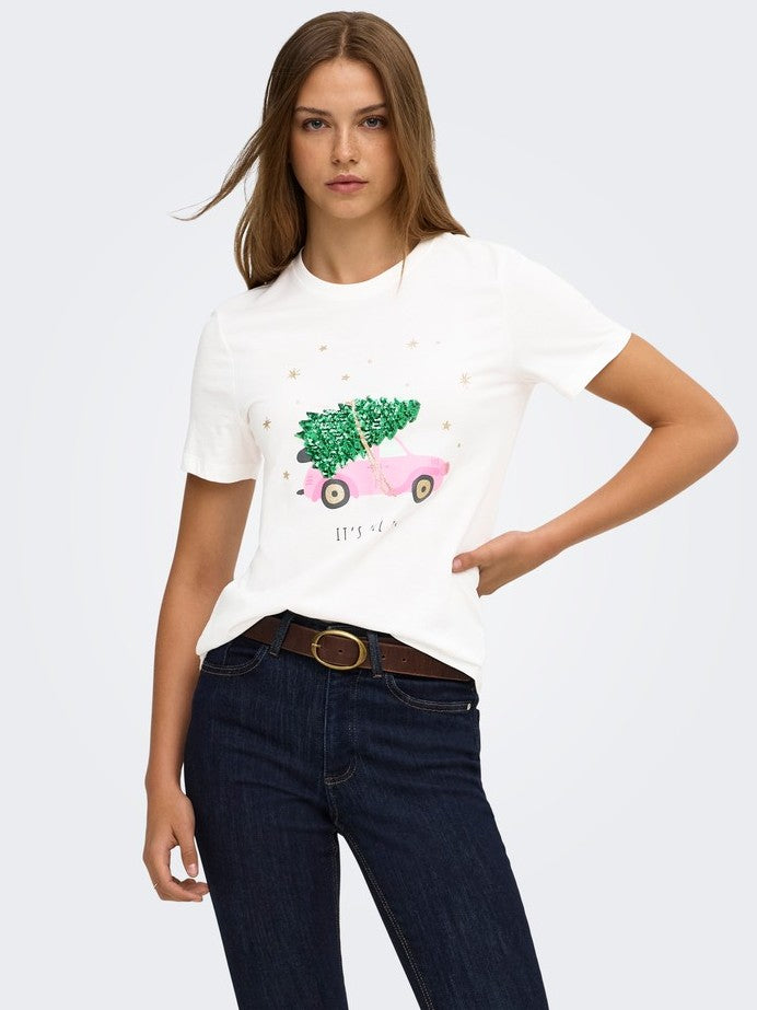 Only Kita Christmas Short Sleeve Tee