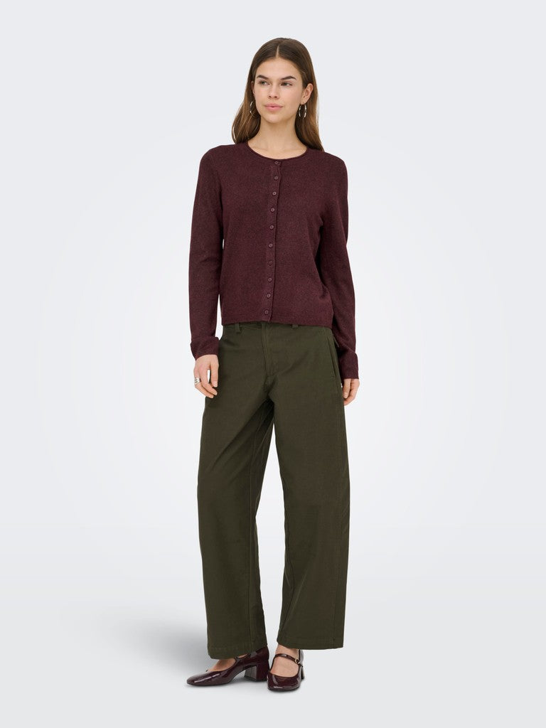 ONLY Loyal Life Button Front Knit Cardigan