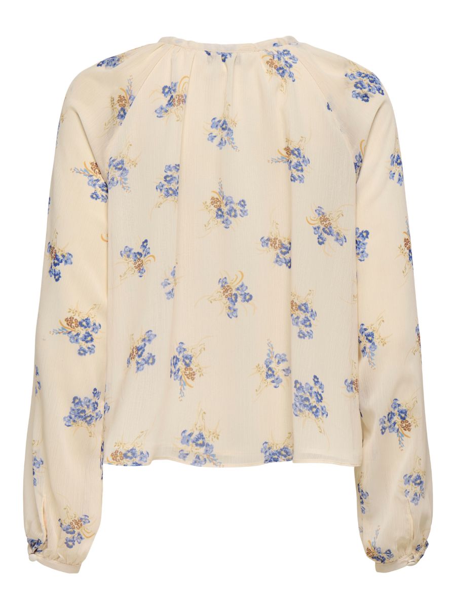 ONLY Fusina Sheer Button  Blouse