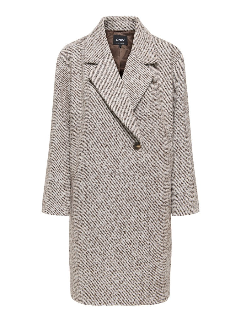 Only Lulu Wool Blend Wrap Coat