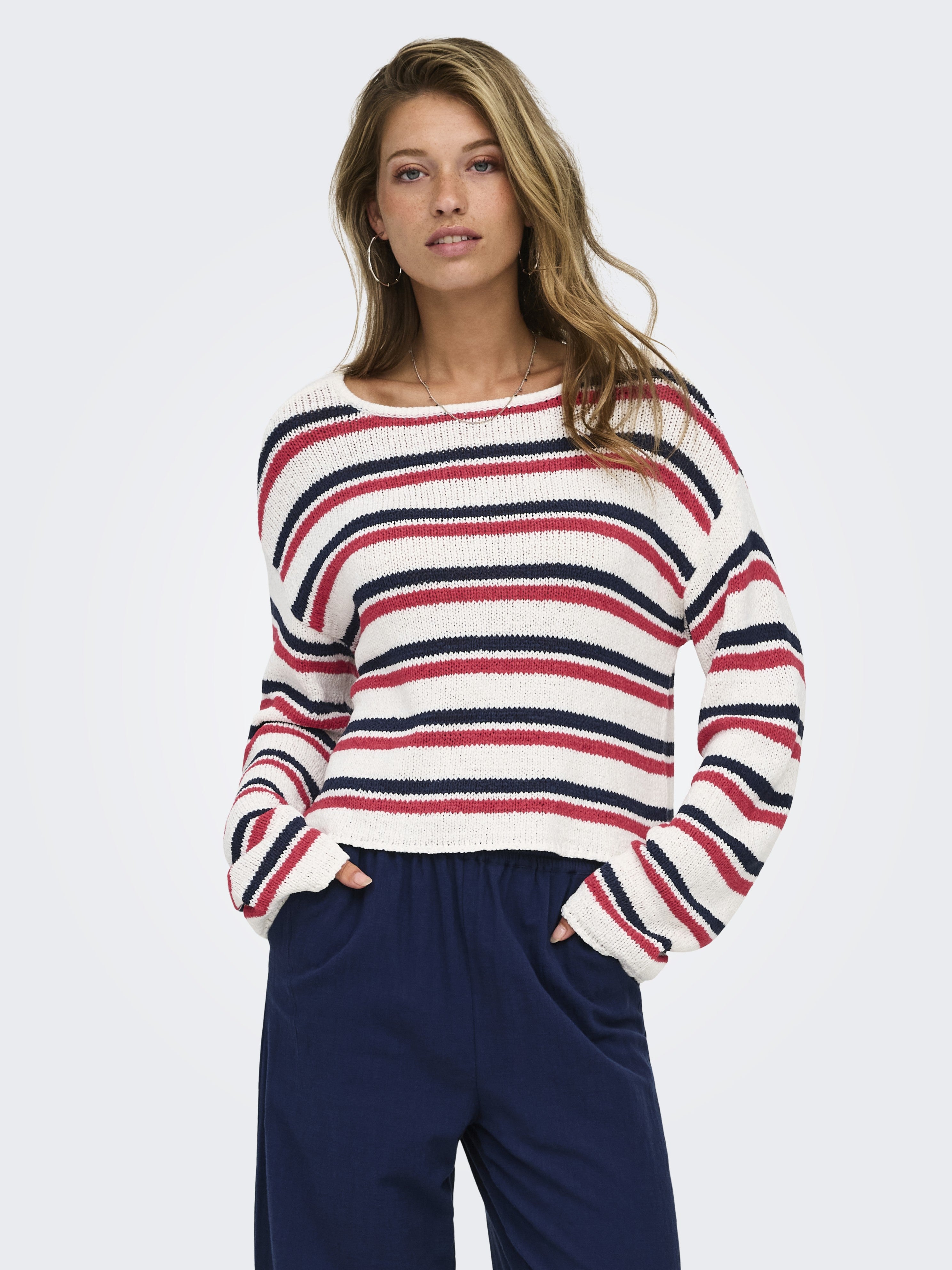 ONLY Geena Crew Neck Knit Sweater