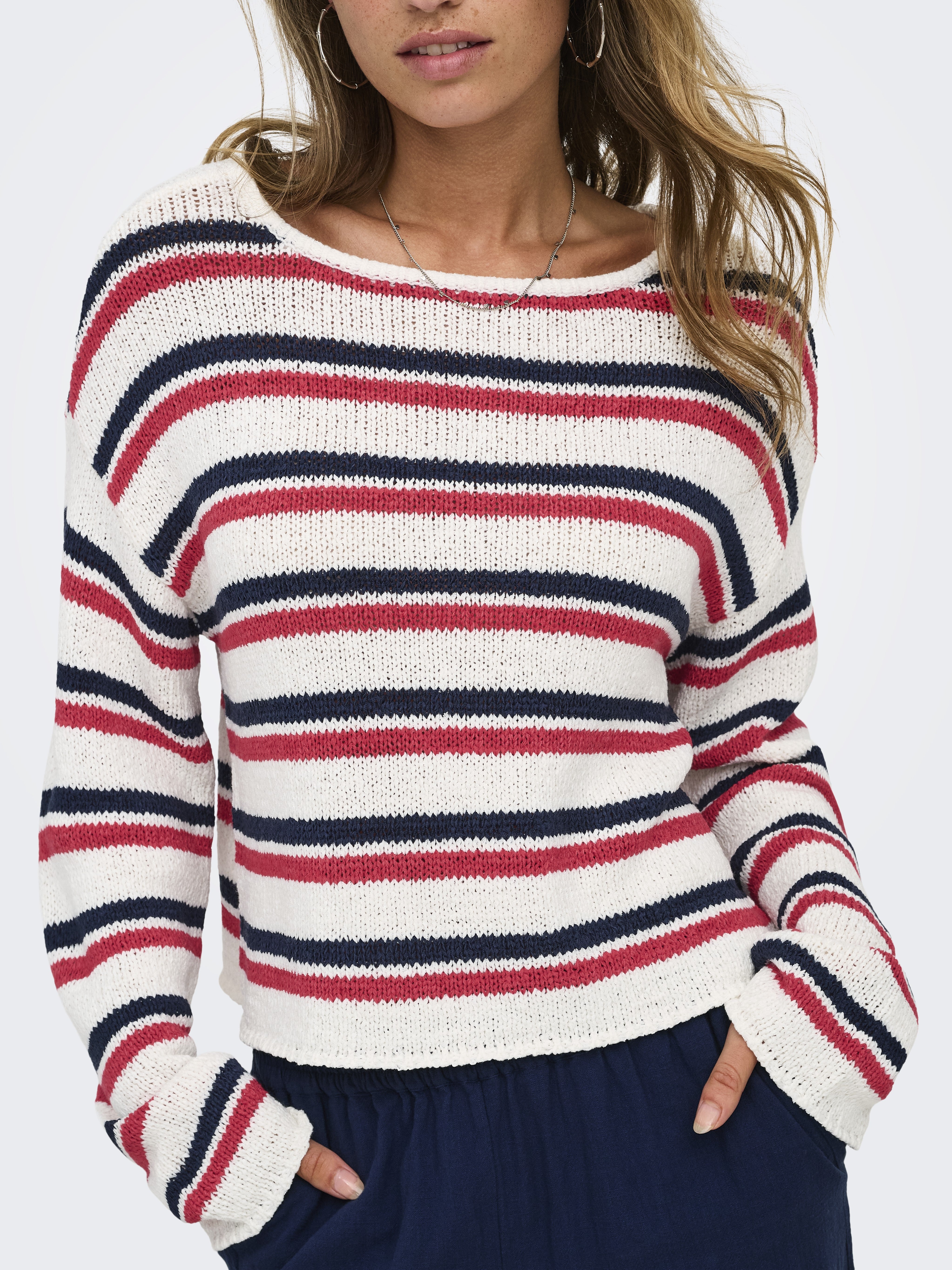 ONLY Geena Crew Neck Knit Sweater