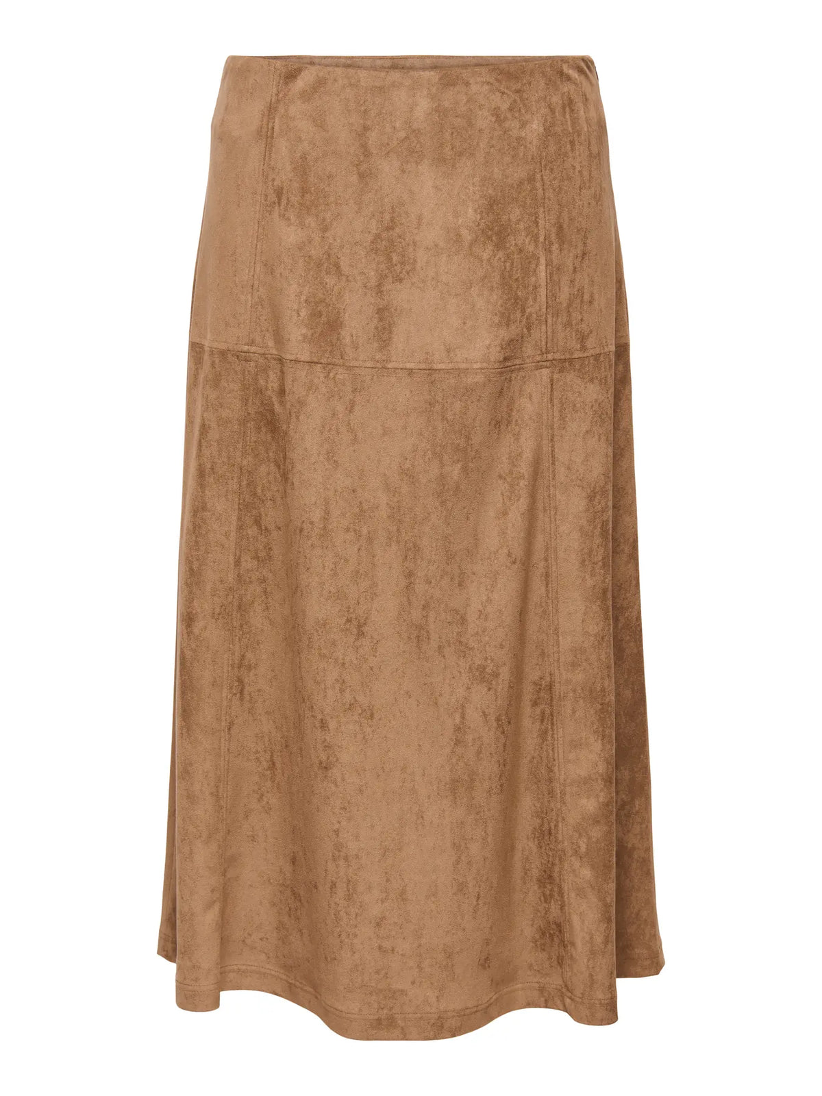 ONLY Lixa Faux Suede Midi Skirt