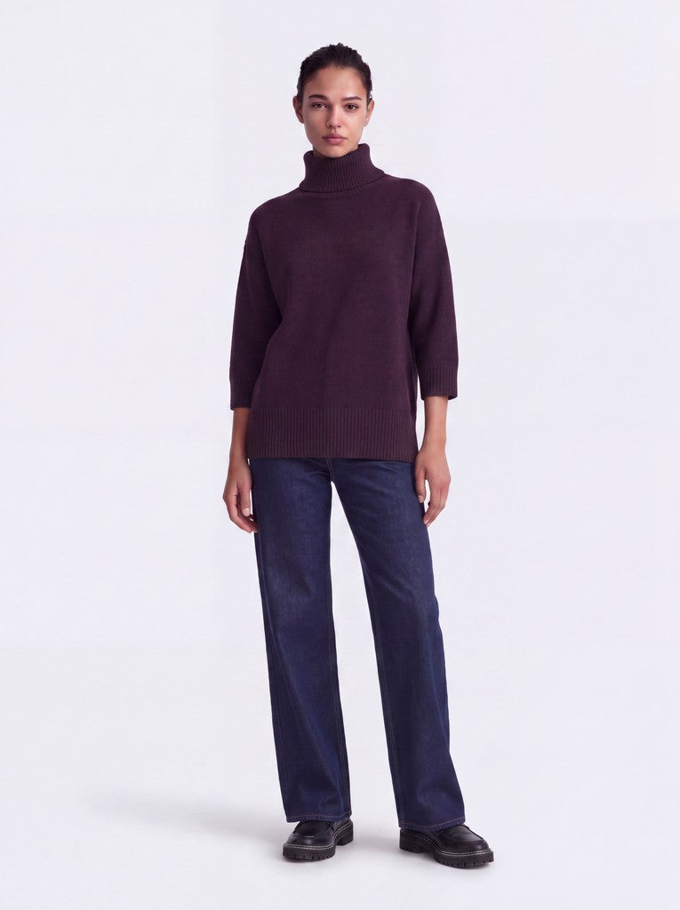 Only Macey Half Sleeve Turtleneck Sweater