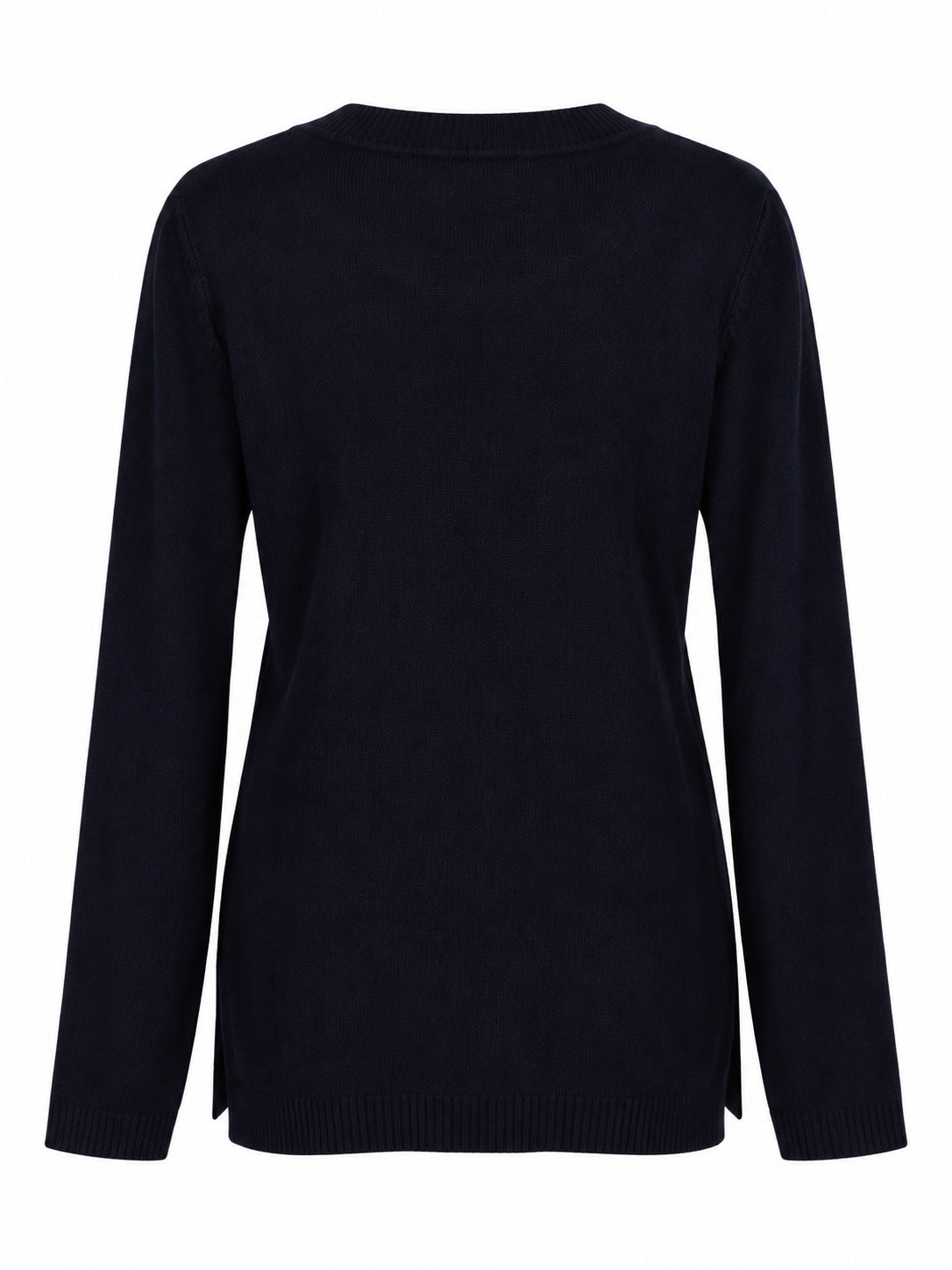 Tiny Cable Knit Crew Neck Sweater