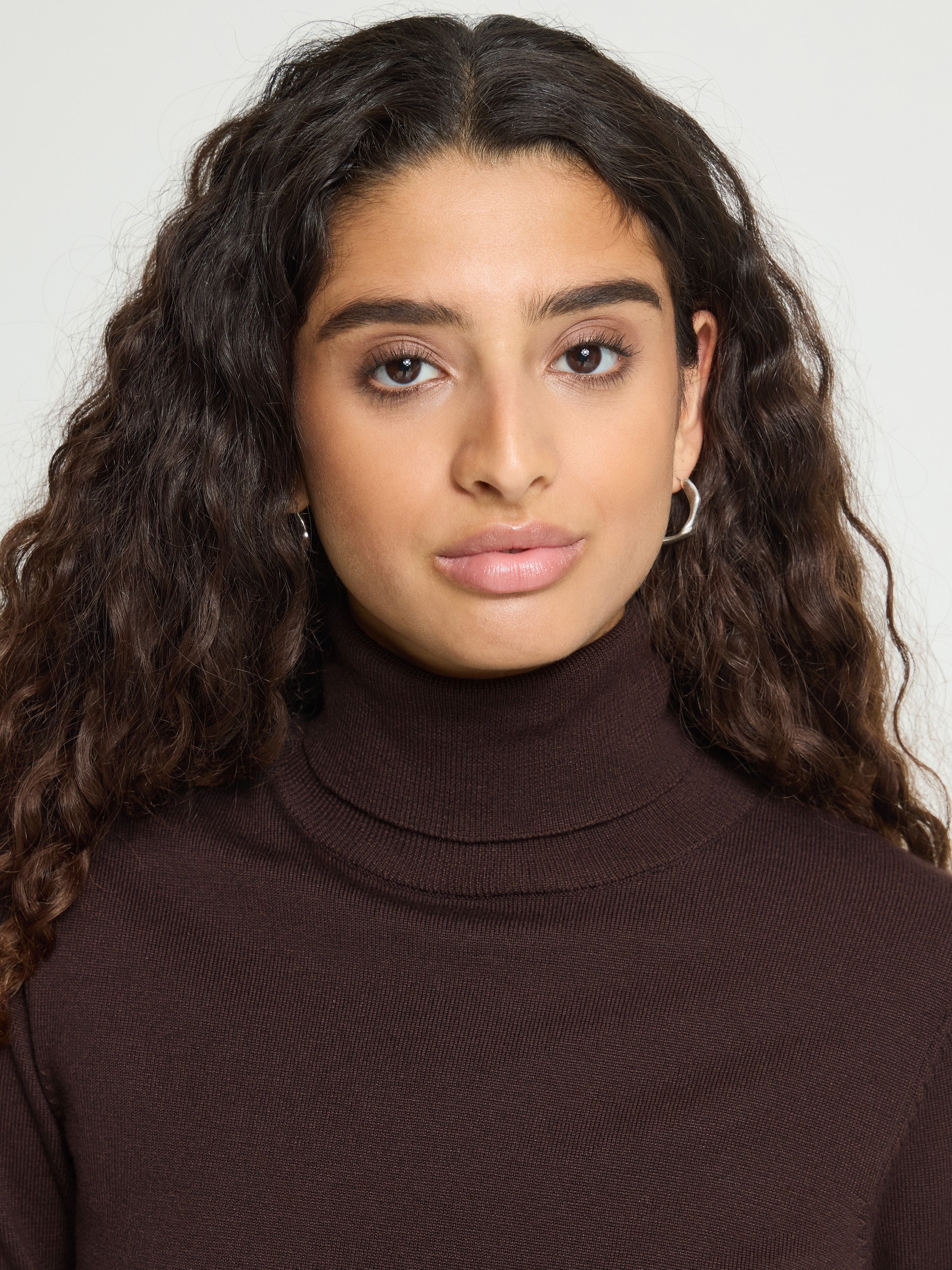 Ichi Luis Classic Mock Neck Sweater