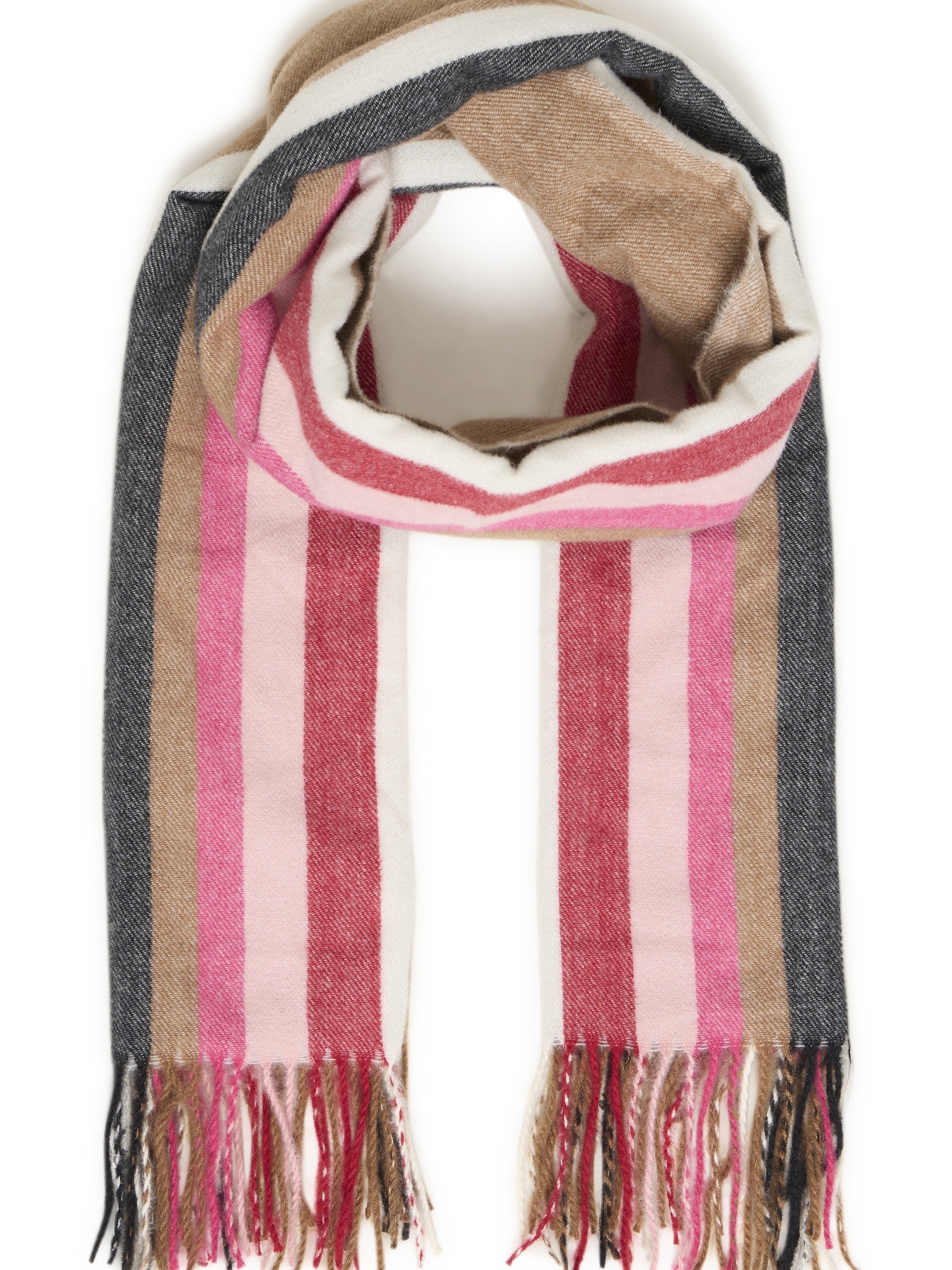 Ichi Malfrid Striped Scarf