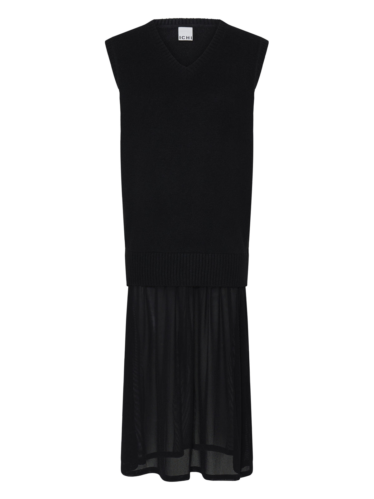 Ichi Banus Mixed Sleeve Dress