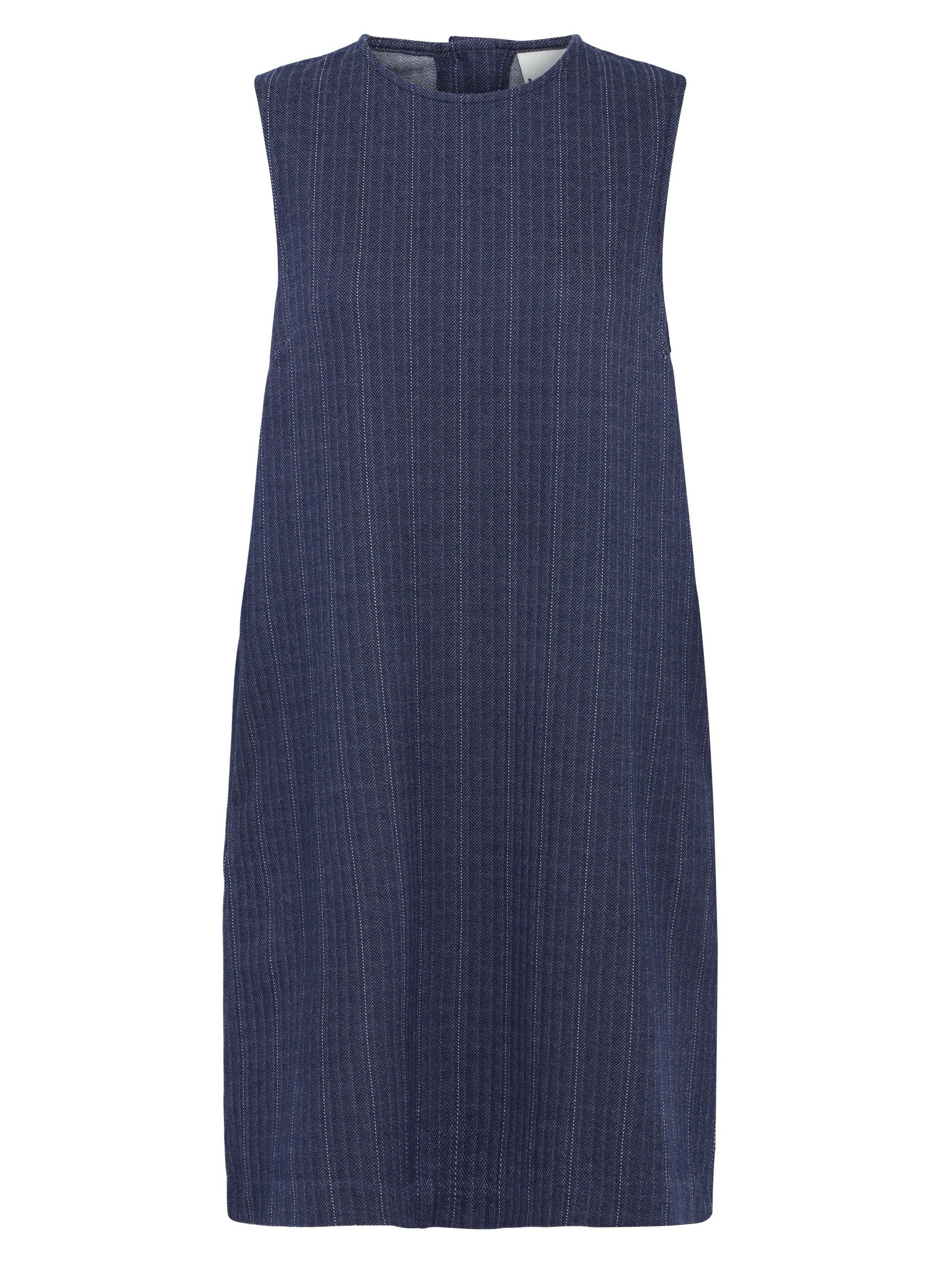Ichi Kate Stretch Pinstripe Sleeveless Dress