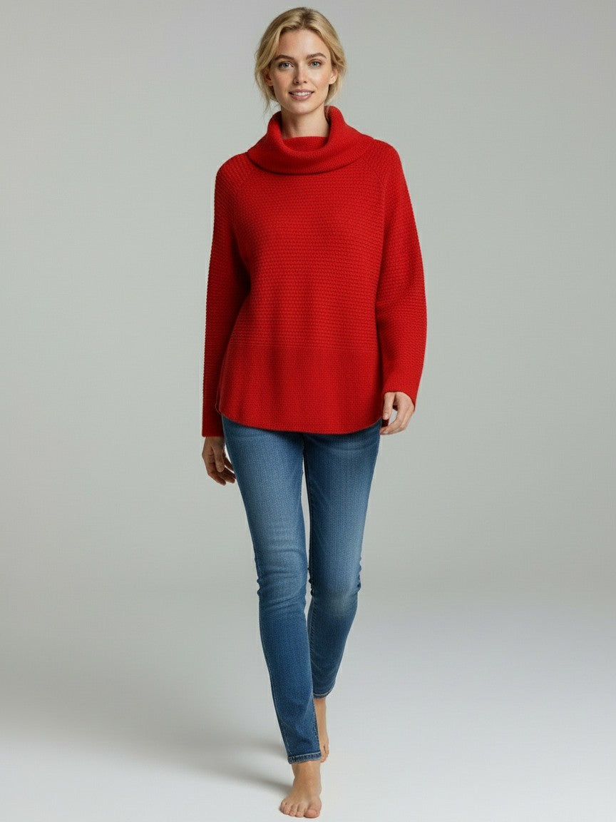 Almost Otto Cowl Neck Long Sleeve Sweater