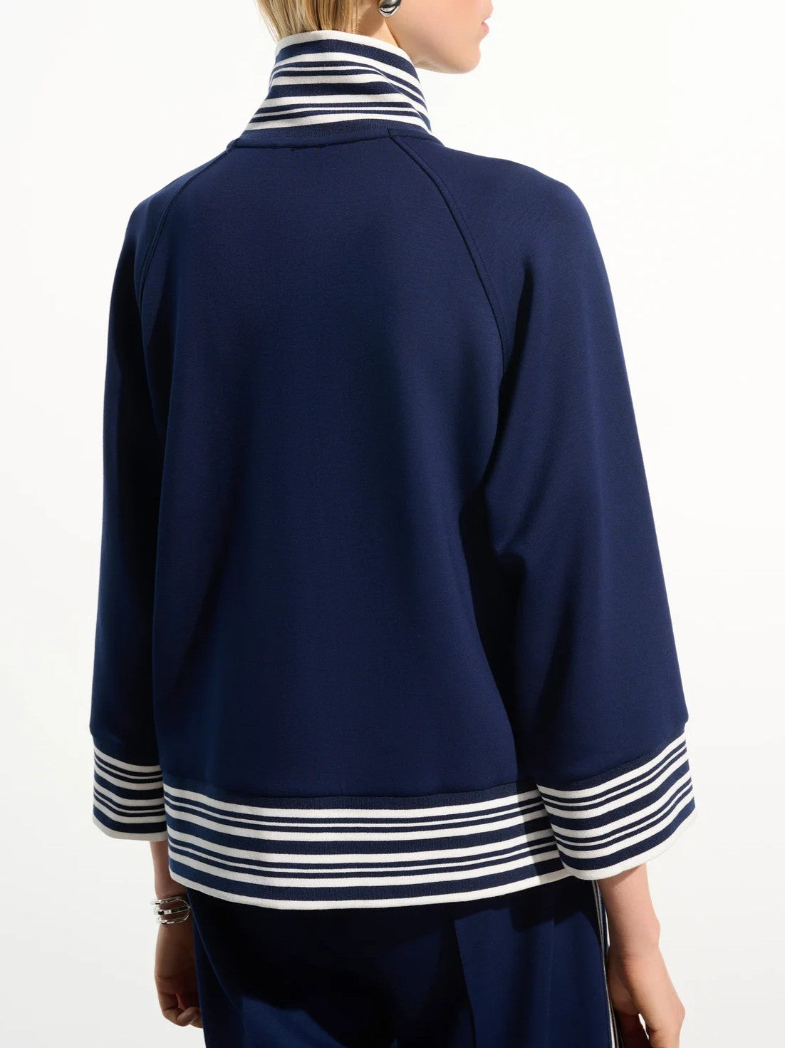 Joseph Ribkoff Scuba Stripe Jersey Jacket