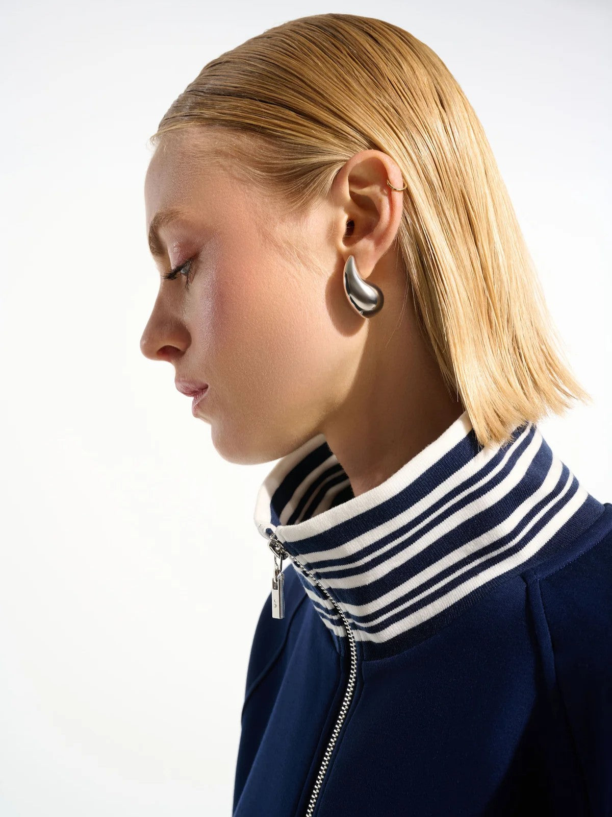 Joseph Ribkoff Scuba Stripe Jersey Jacket