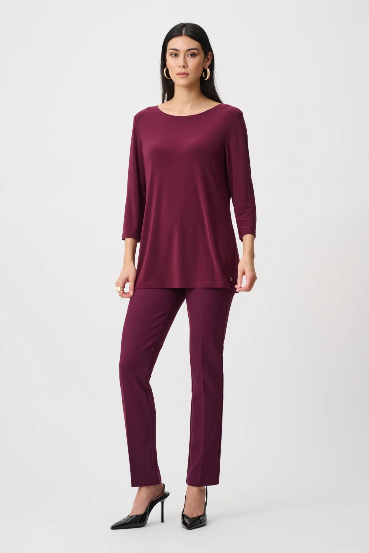 Joseph Ribkoff Simply Silky 3/4 Sleeve Tunic Top