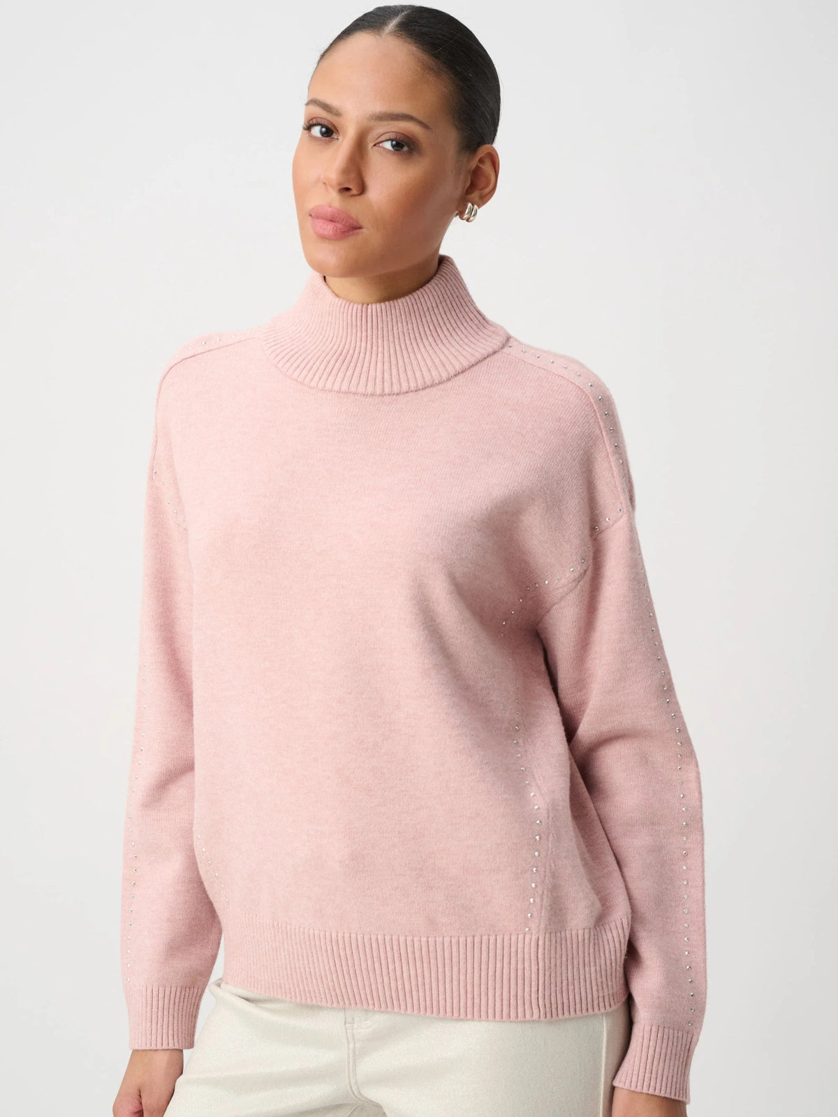 Joseph Ribkoff Subtle Sparkle Mock Neck Sweater