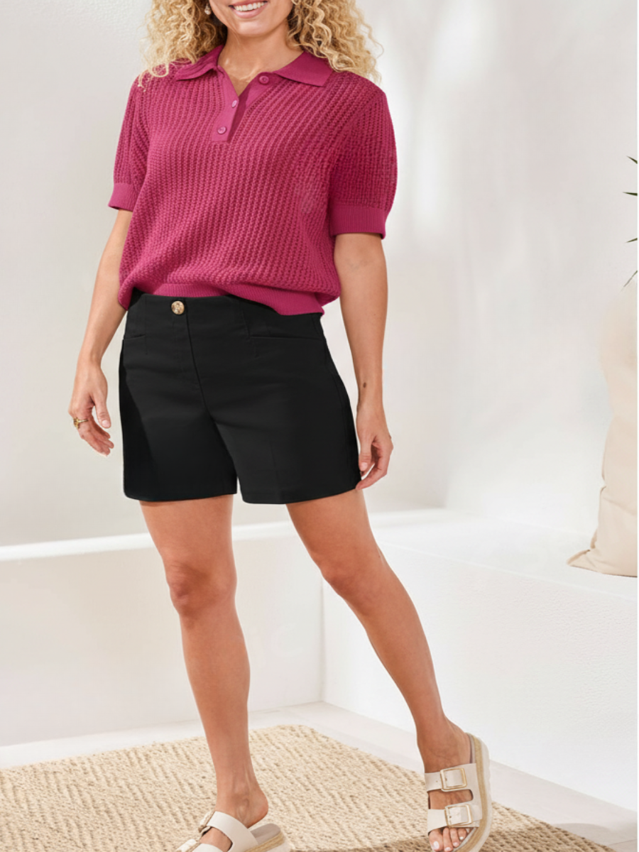 Tribal Flatten It Pull-On 6" Shorts