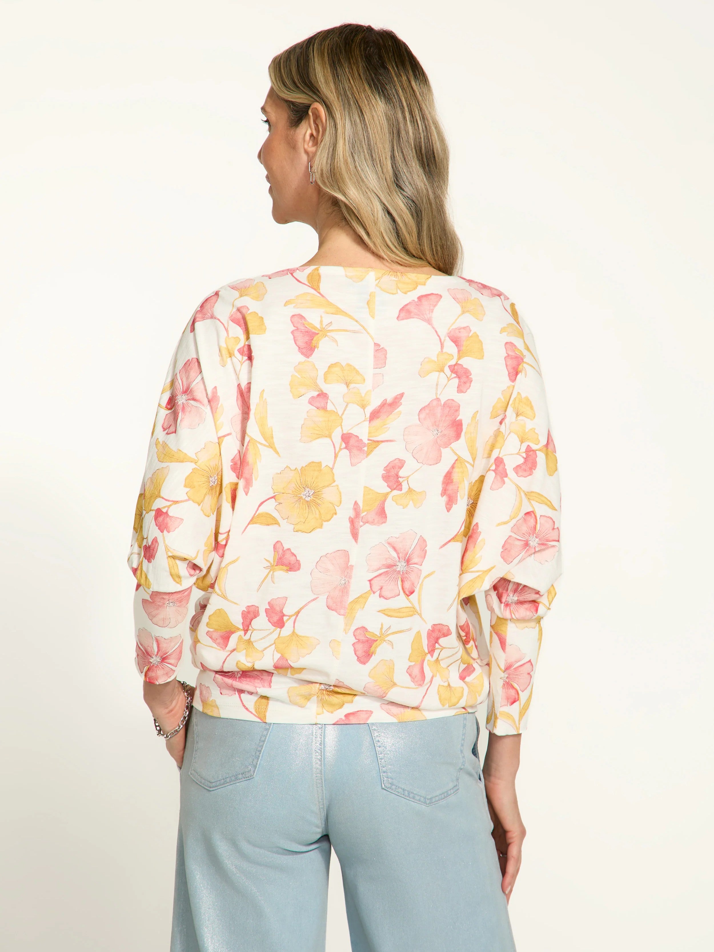 FDJ Canopy Batwing Floral Top