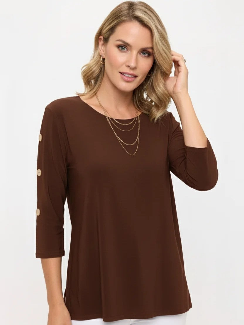 Barb Button Solid Top