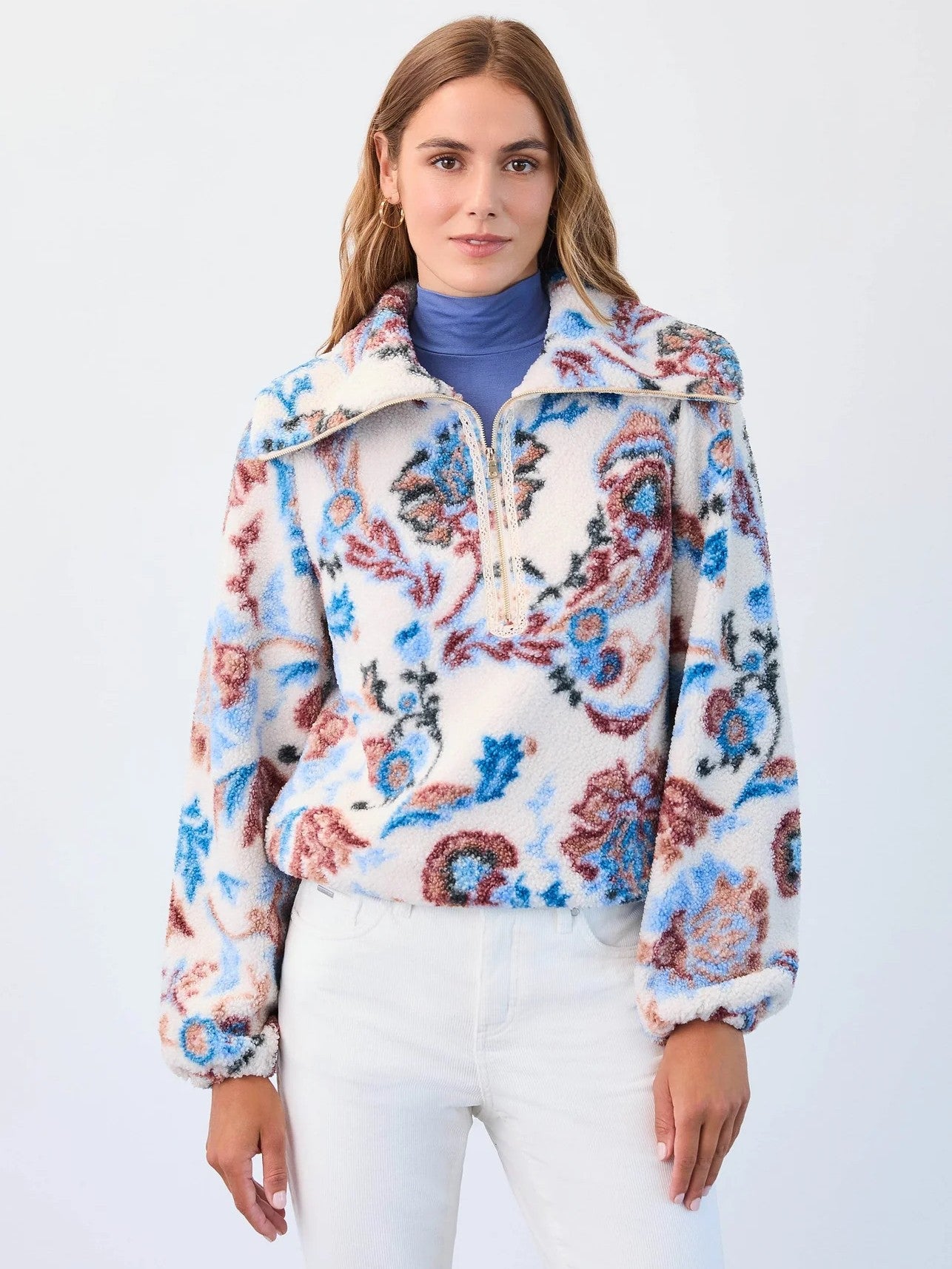 FDJ 1/2 Zip Sherpa Pullover