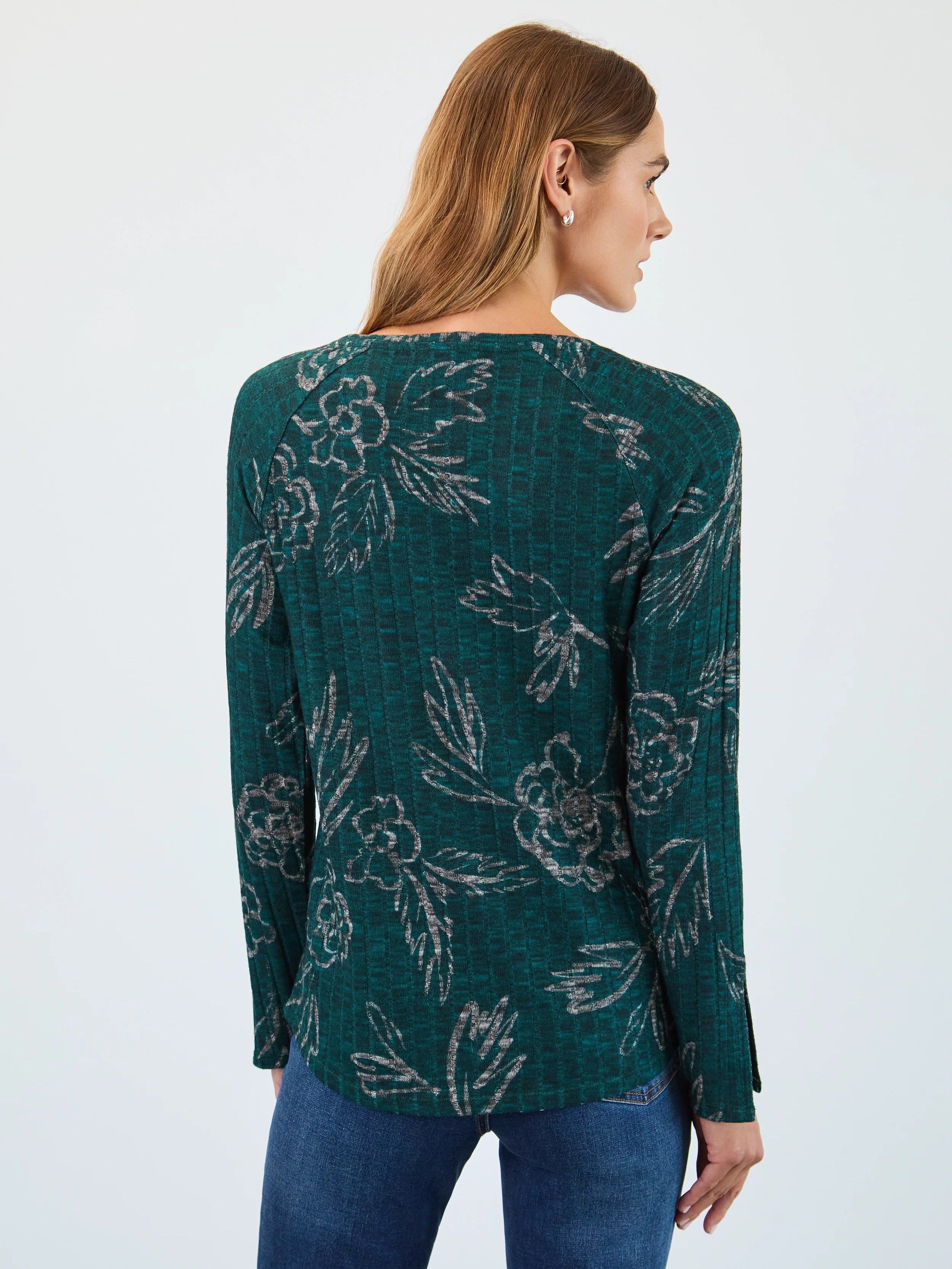 FDJ Long Sleeve Ribbed Top