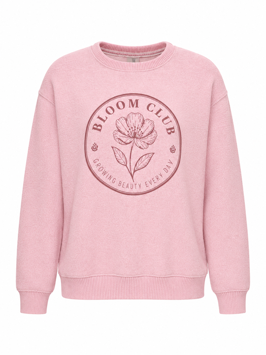 Bloom Club Melange Crew Neck Sweater