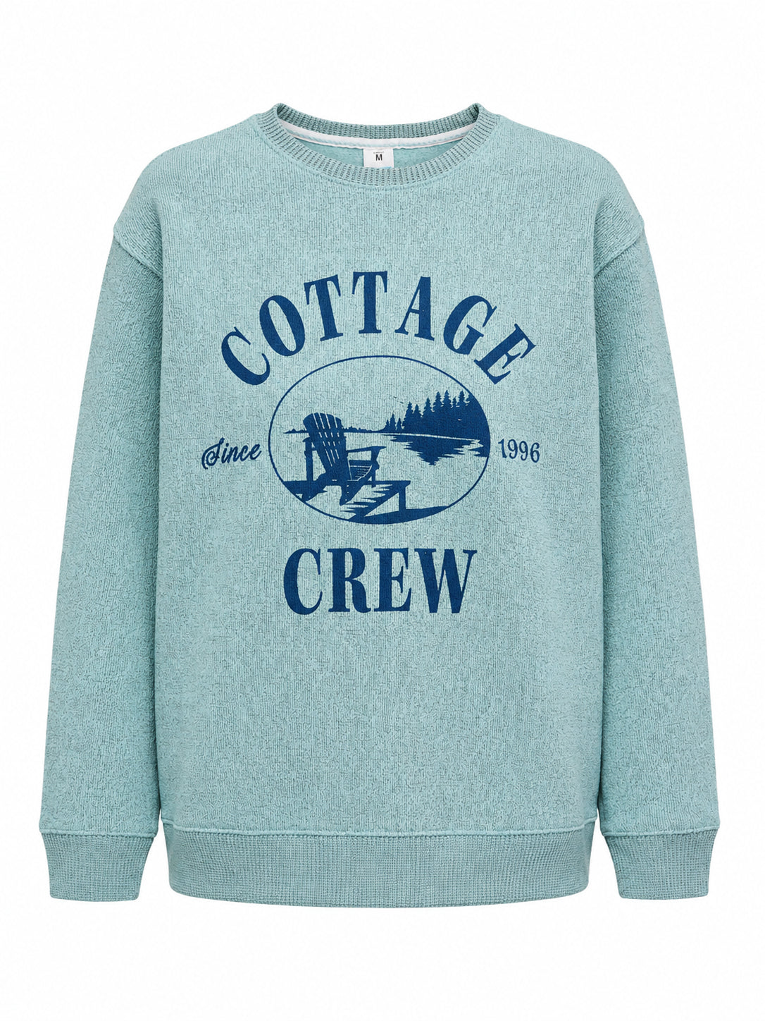 Nantucket Cottage Graphic Crewneck Sweatshirt
