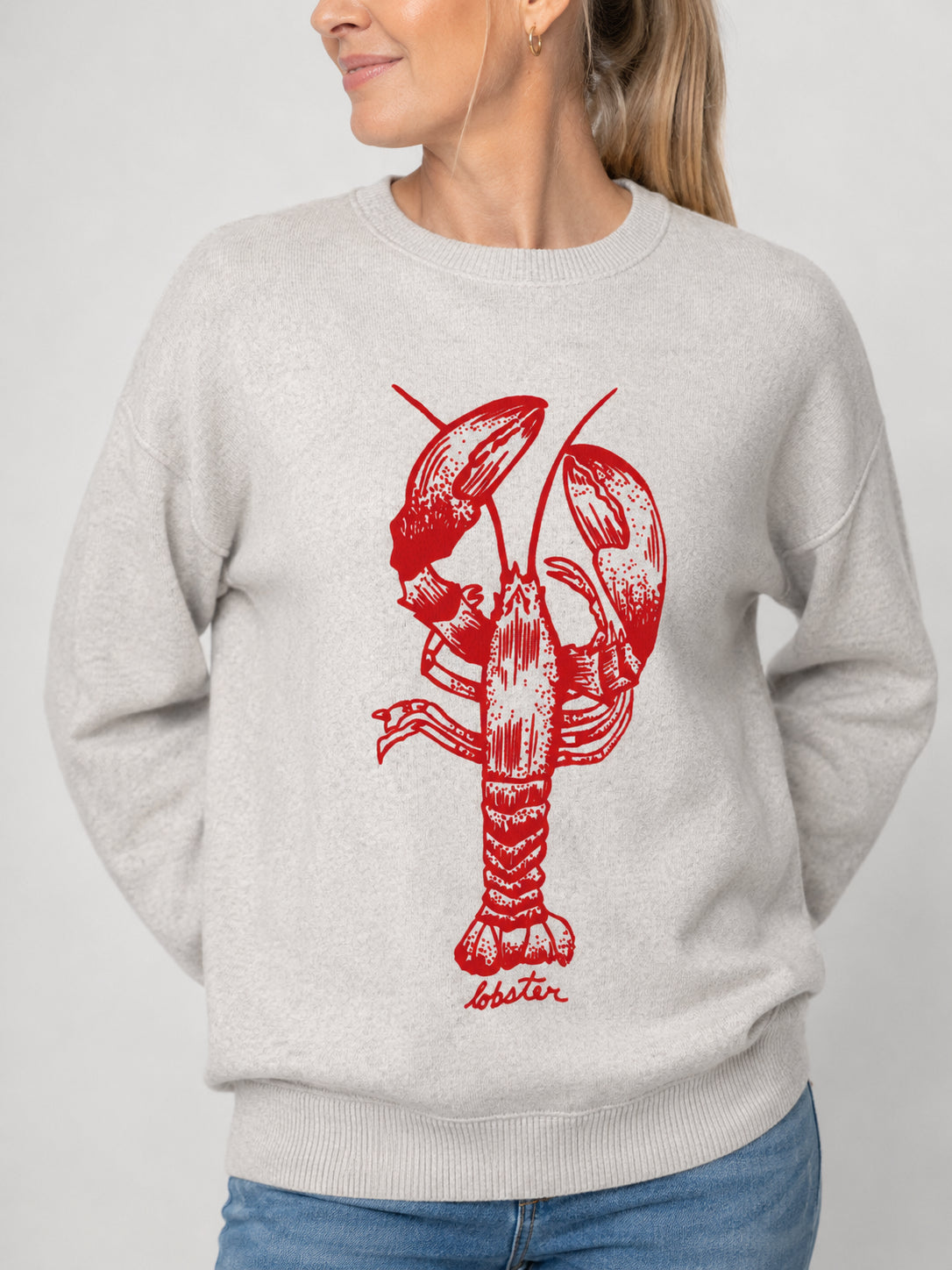 Lobster Nantucket Crew Sweater