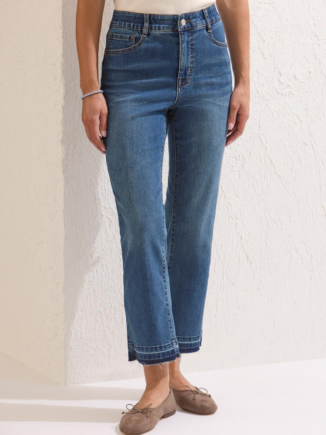 Tribal Sophia Flare 26" Denim Pants