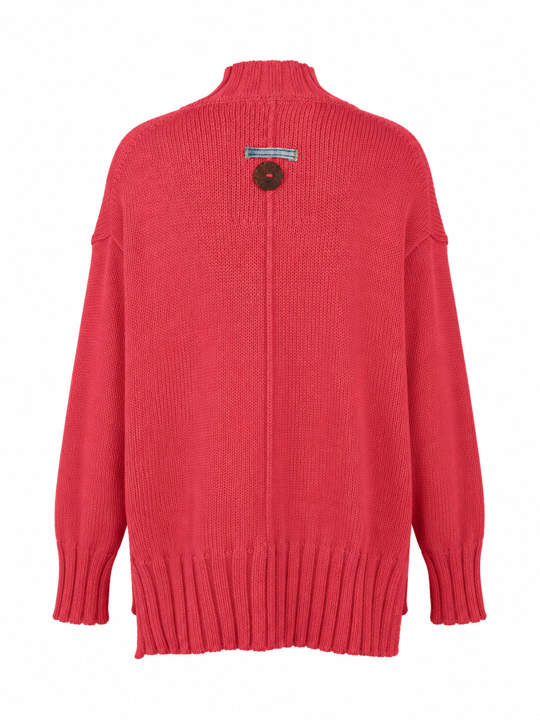 Shannon Passero Vanessa Denim Pocket Mock Neck Sweater
