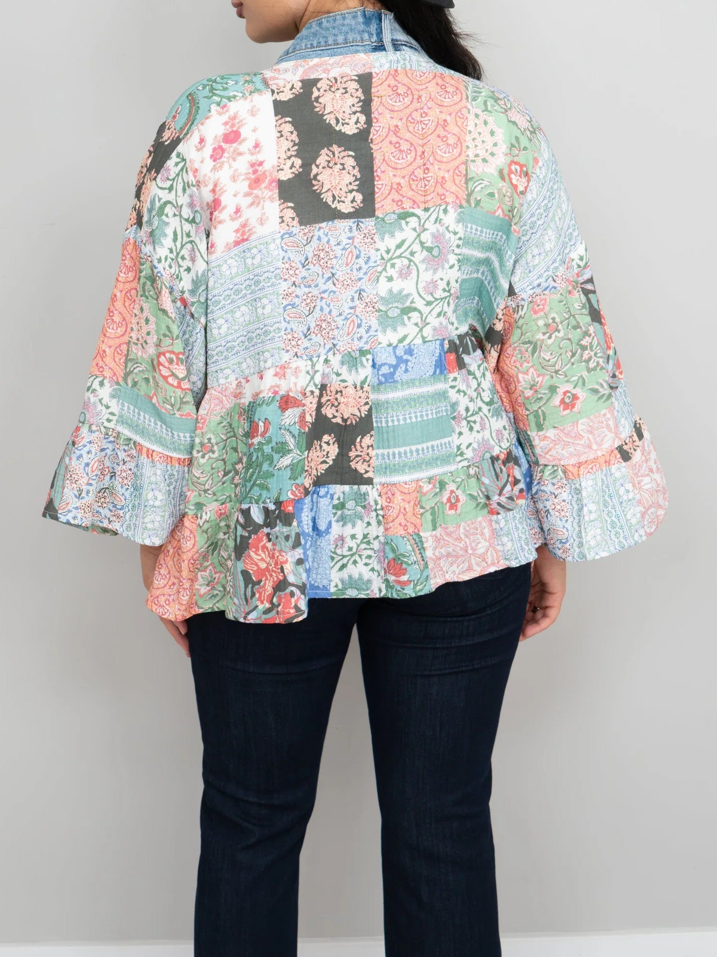 Shannon Passero Zara Vintage Patch Kimono