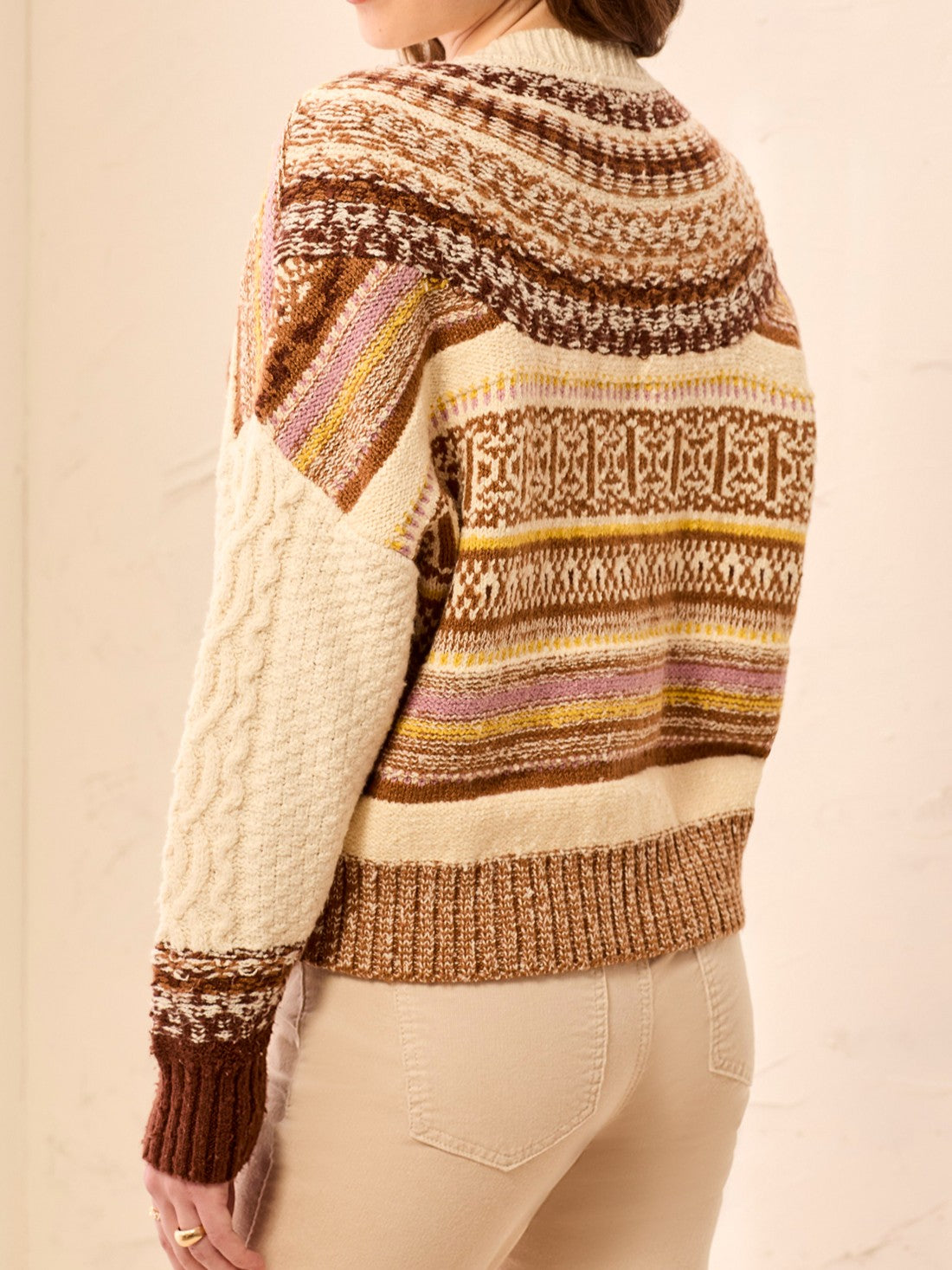 Tribal Casual Chic Pattern Jacquard Cardigan