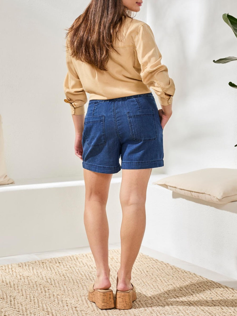 Tribal Audrey Tie-Waist 6" Shorts