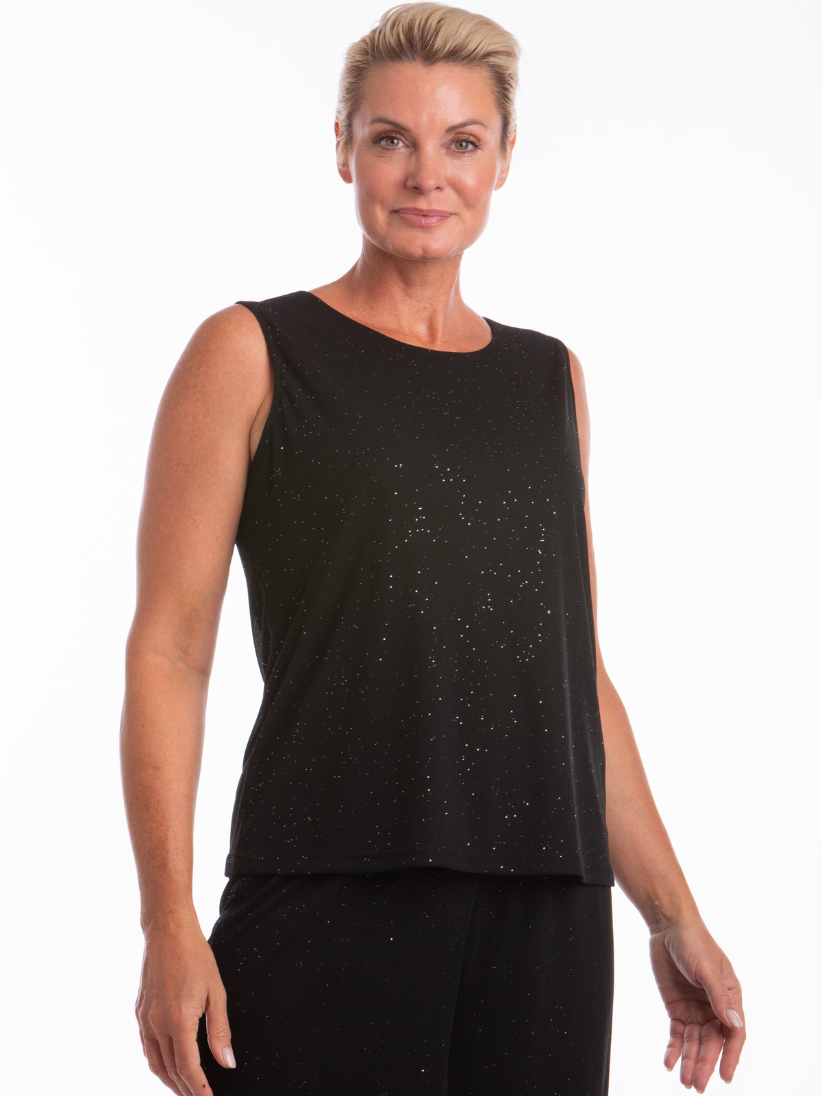 Sparkle Sheer Tank Top