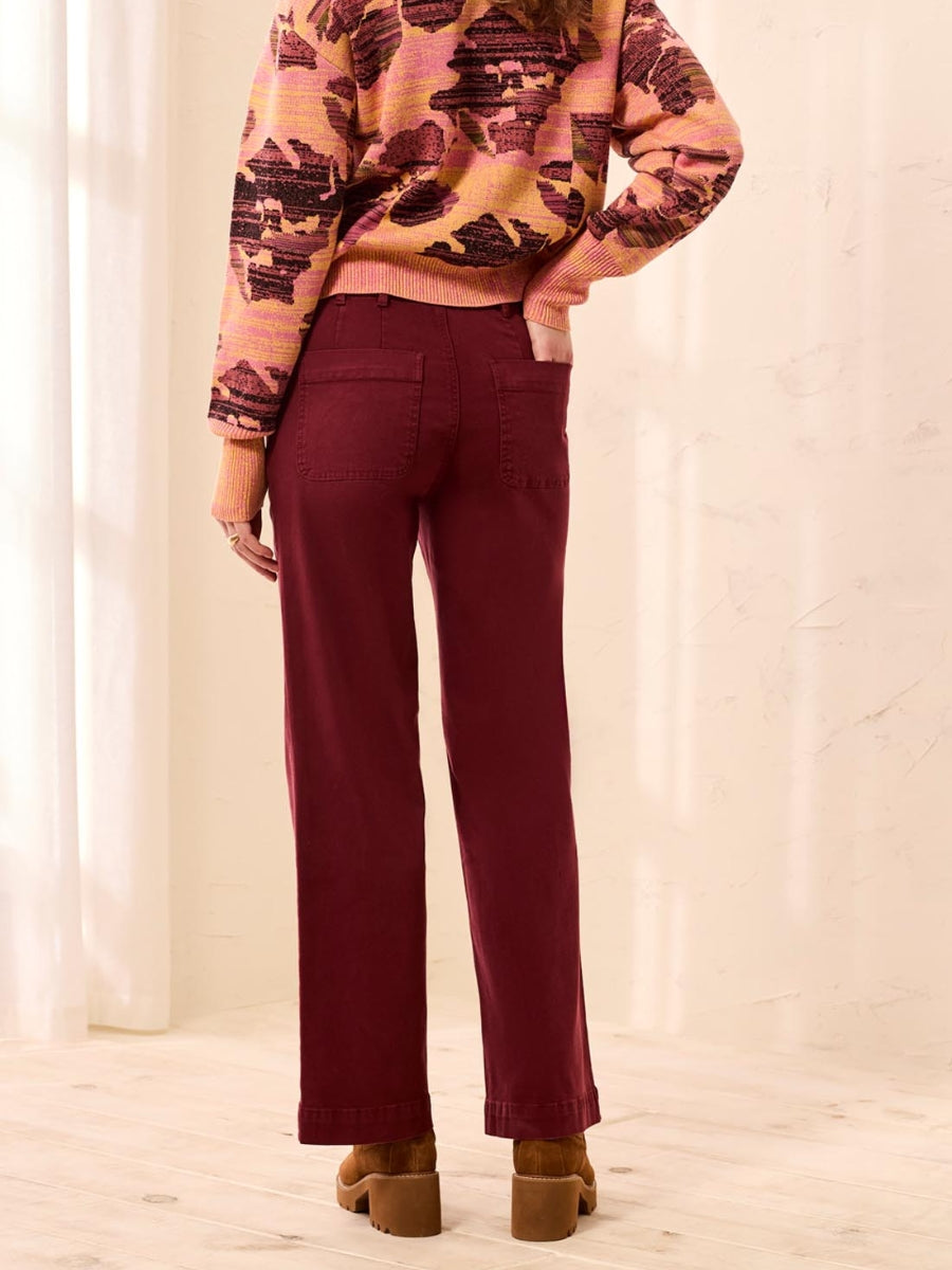Tribal Sophia Double Trouble Cherry Straight Jean