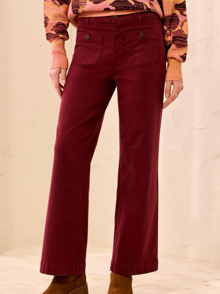 Tribal Sophia Double Trouble Cherry Straight Jean