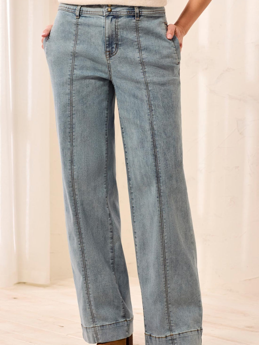 Tribal Audrey Pintuck 32" Wide Leg Trousers