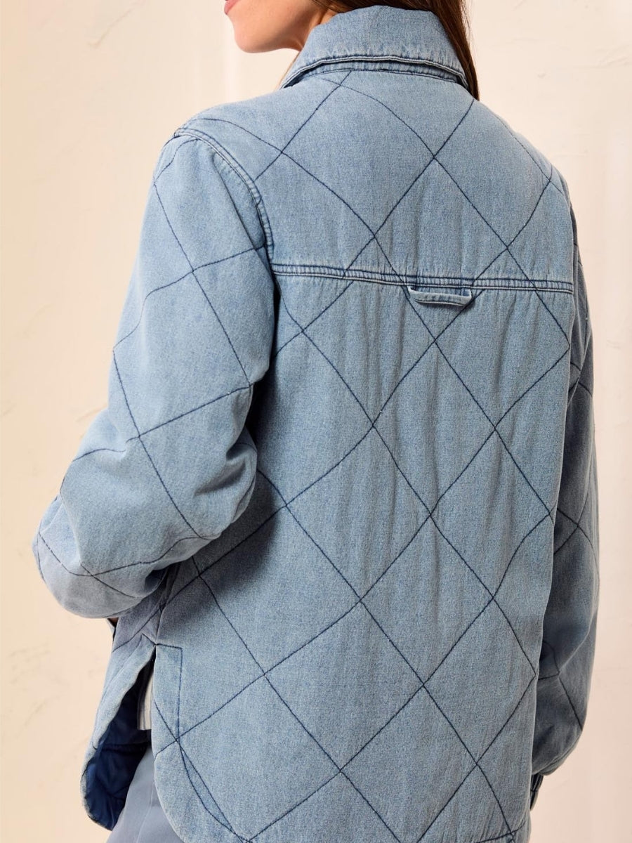 Tribal Denim Quilted Jacket