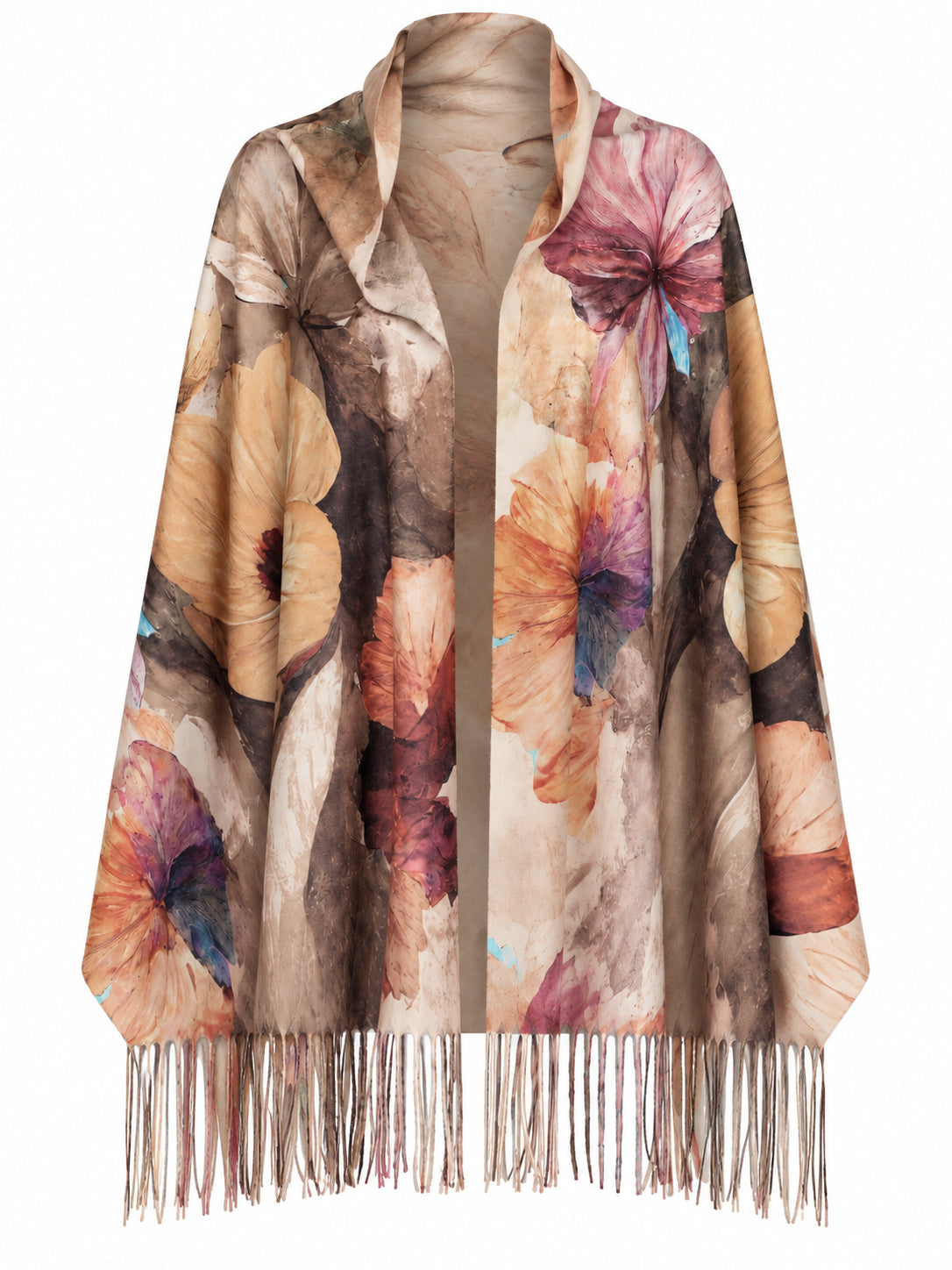 Floral Watercolour Scarf