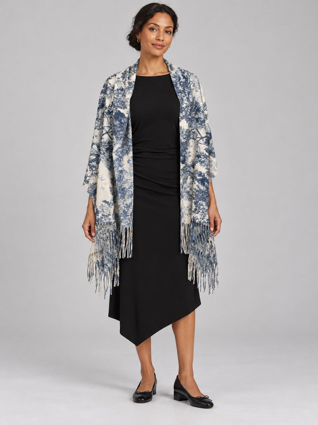 Touile De Jouy Fringe Scarf